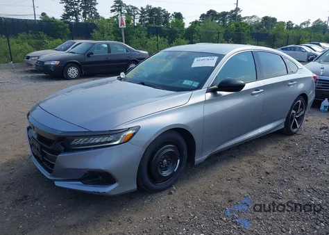 2021 Honda Accord Sport z USA, uszkodzony, nr VIN 1HGCV1F34MA072309